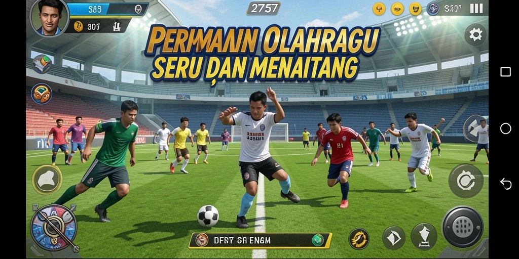 Tangkapan layar permainan 2757 menampilkan aksi olahraga seru dan grafis yang memukau.