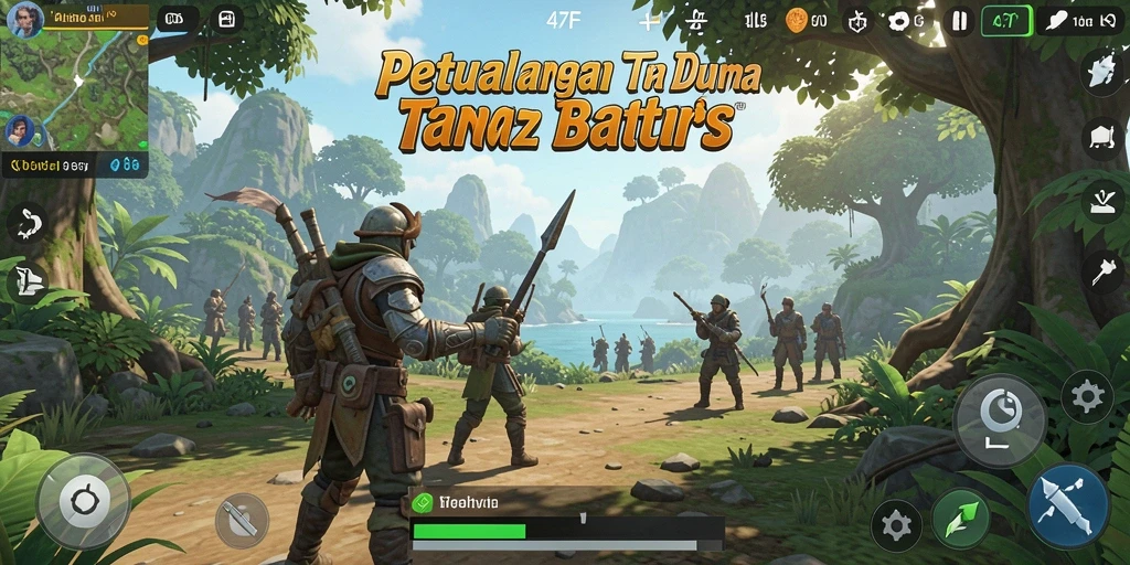 Tangkapan layar menampilkan petualangan eksploratif di dunia terbuka.