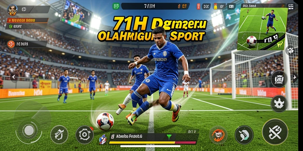 Screenshot utama gameplay <strong>71H</strong> menampilkan aksi seru permainan olahraga.