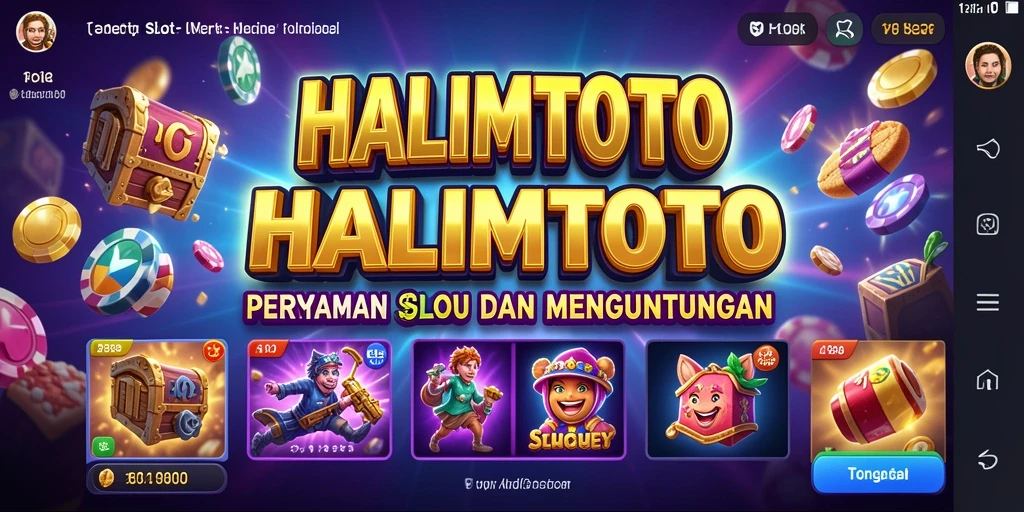 Tampilan gameplay HALIMTOTO yang menarik dan penuh aksi.