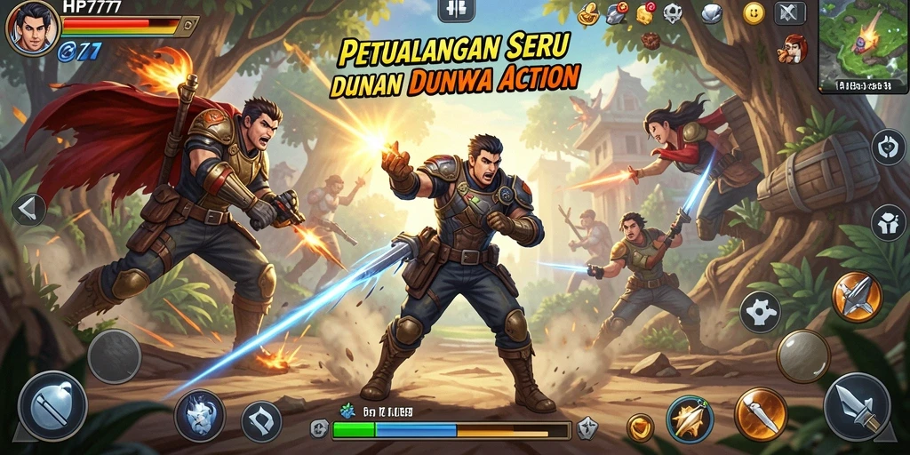 Gameplay mendebarkan dalam HP777 dengan aksi yang menegangkan.