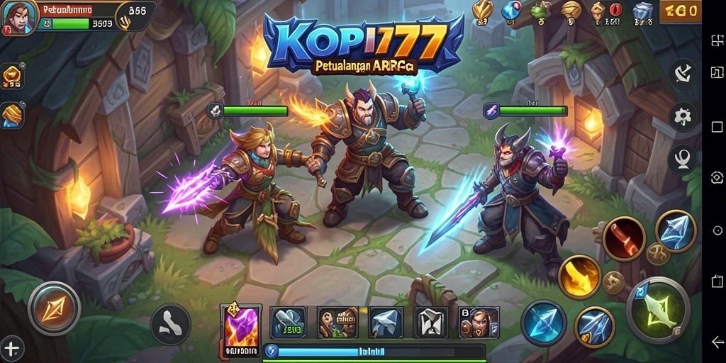 Tampilan utama gameplay KOPI77 yang mengasyikkan.