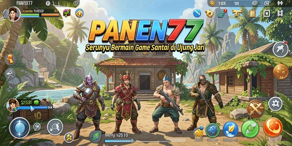 Tampilan gameplay menarik dengan berbagai warna dan aksi seru.