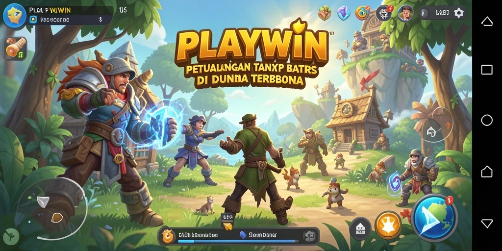 Tampilan menakjubkan dari gameplay OPEN WORLD di PLAYWIN.