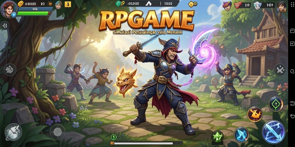 Tampilan gameplay RPGAME yang menangkap momen petualangan seru.