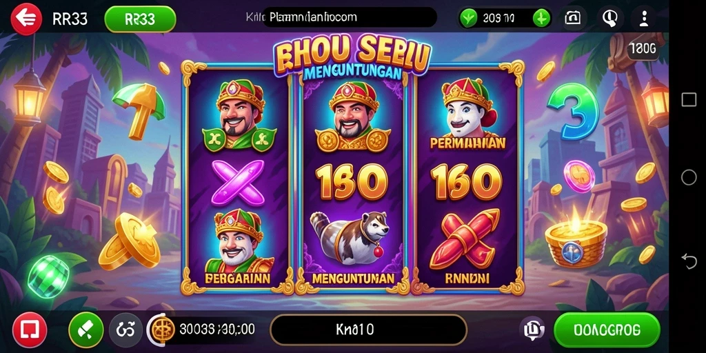 Tampilan gameplay Slot RR33 yang menarik dan seru.