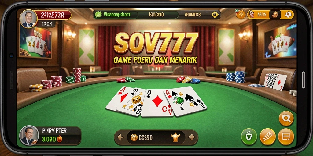 Tampilan gameplay seru dalam aplikasi SOV777 yang mendebarkan.
