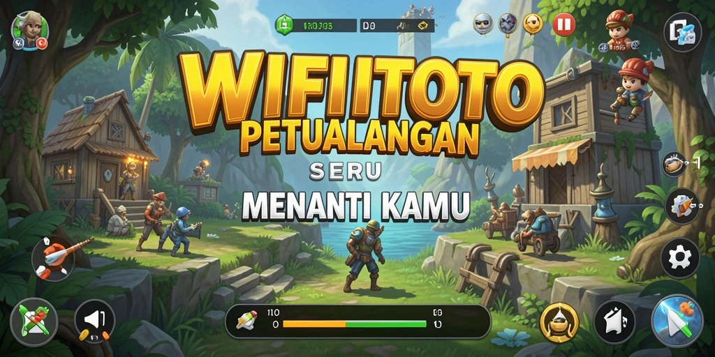 Screenshot WIFITOTO menampilkan aksi seru dalam petualangan menantang.