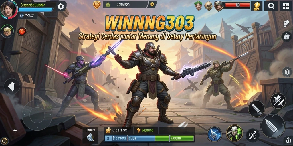 Tampilan gameplay seru dan mendebarkan dari WINNING303.