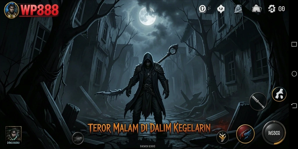Tampilan gameplay WP888 yang mendebarkan dan menakutkan.
